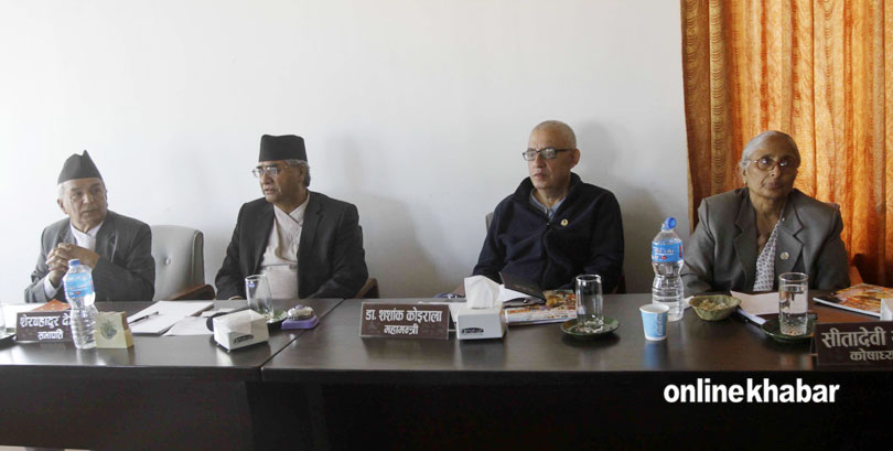 In bid to end Nepal crisis, NC forwards four-point poll plan