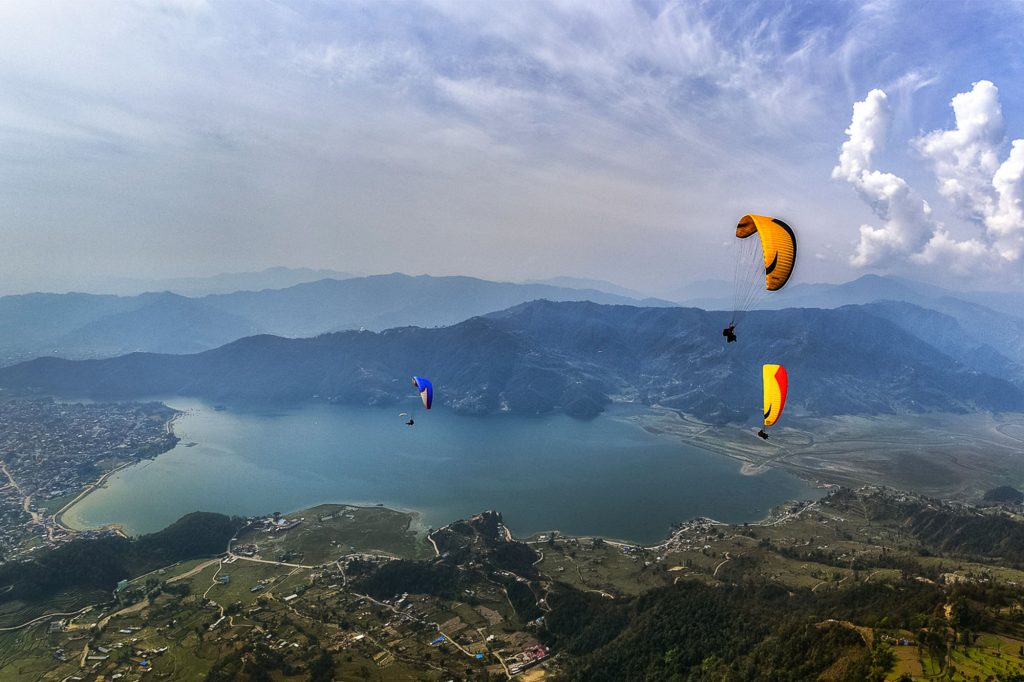 Paragliding in Pokhara