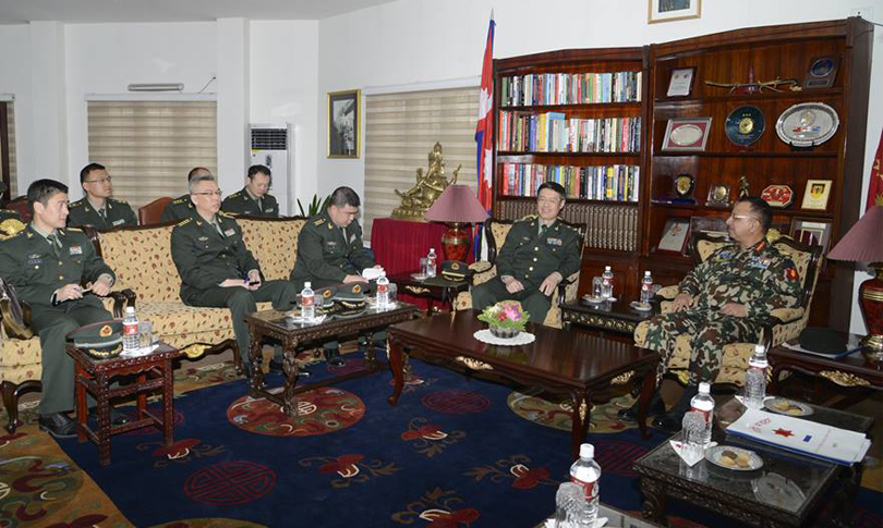 Ahead of joint exercise, hi-level Chinese military officials in Nepal to talk cooperation