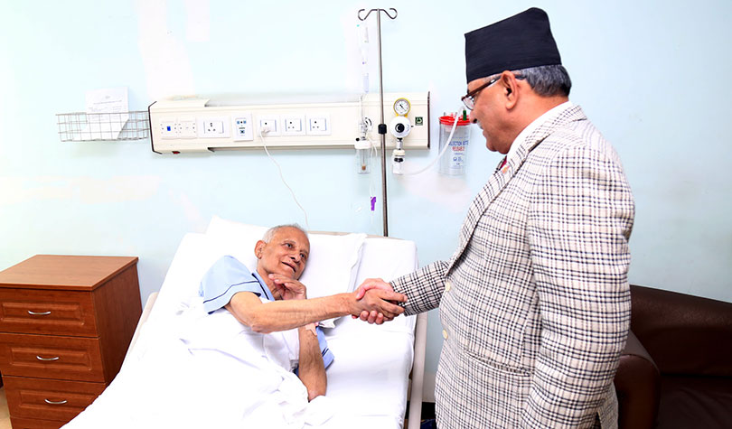 Mohan Bikram Singh falls ill, Nepal PM pledges medical aid