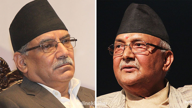 PM Prachanda, UML chief Oli talk behind closed doors, impasse continues