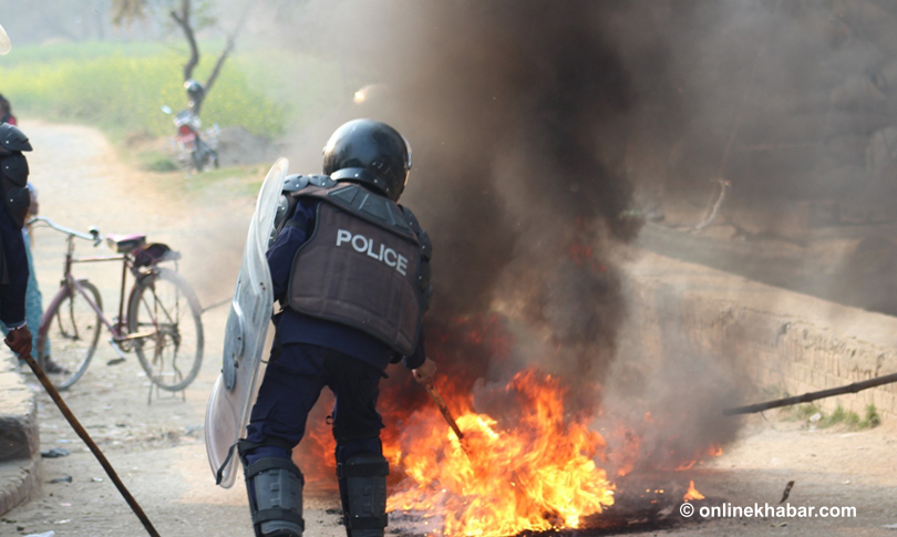 Tension grips Marchawar as protesters, police clash