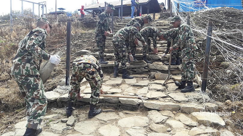 Nepali Army completes 26 road construction projects