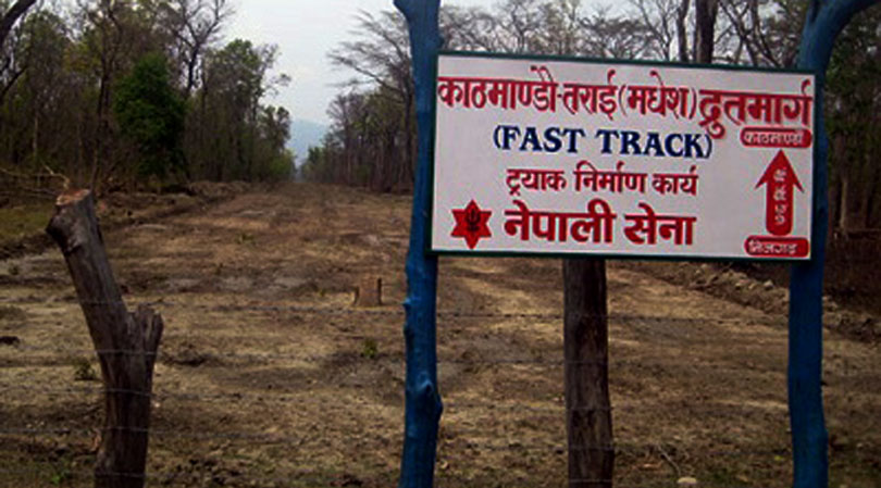 Kathmandu-Terai fast track: 151,785 trees to be chopped down