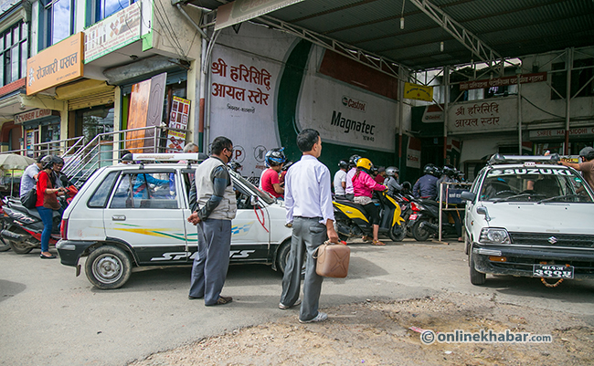 Unrest in Tarai spurs panic buying of oil in Kathmandu, NOC says supply is smooth