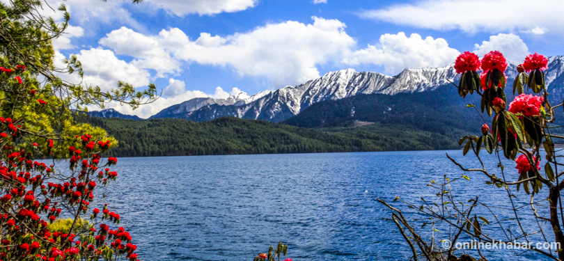 File: The Rara late, one of the most popular water tourism destinations in Nepal