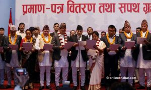 New mayor, deputy mayor of Kathmandu take oath