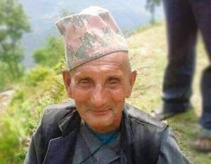 80-year-old elected ward chair in Sindhupalchok village