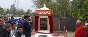 PM lays foundation stone for Kathmandu-Nijgadh fast track