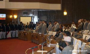Parliament meeting adjourned owing to UML obstruction again