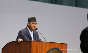 Don’t teach lessons of nationalism to us: Deuba to Oli