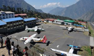 Dozens of tourists stuck in Lukla as bad weather shuts airport