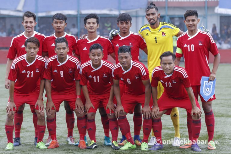 Nepal youth football team play practice match against Thailand today ...