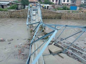 Bishnumati bridge in Dhalko collapses before inauguration