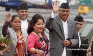 PM Deuba leaves for New Delhi on state visit to India