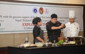Thai chefs share their culinary skills with Nepali cooks