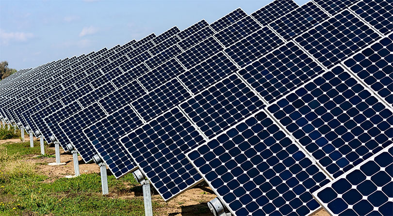 solar panels to harvest solar energy