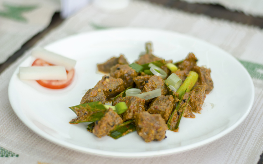 meat lovers chhoila in kathmandu newari kitchen