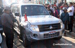 Minister’s car hits motorcycle in Kathmandu, two injured