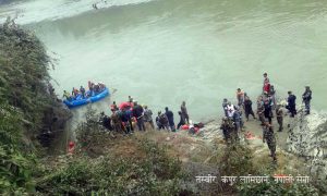 (Updated) Bus plunges into Trishuli, death toll climbs to 30