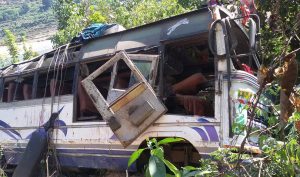One killed as bus falls in Surkhet stream