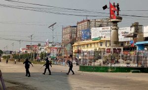 Curfew continues in Jhapa town on third consecutive day