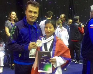 Nepali wins bronze in World Para-Taekwondo Championships