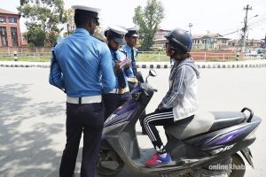 Number of non-licensed drivers increasing in Kathmandu: Police