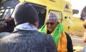 Oli in Langtang with his strategists ‘to refresh himself’