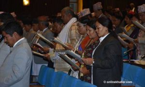 Nepal’s new MPs take oath of office