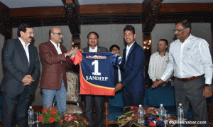 IPL: Daredevils unveil Nepal’s Sandeep Lamichhane’s jersey in Kathmandu