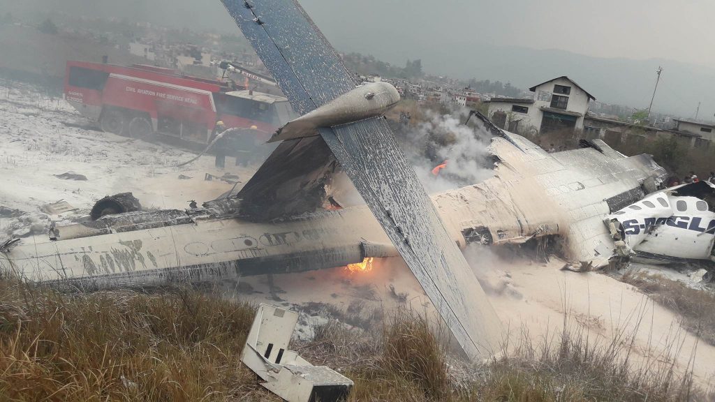 plane crashes in nepal