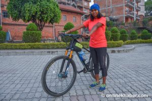 This young lady wants to ride around the globe to make women feel confident and secure