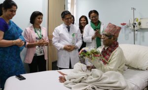 Rastrakabi Ghimire returns to Nepal, but is hospitalised again