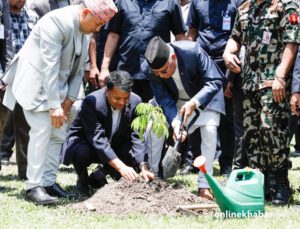 World Environment Day: Prime Minister plants his favourite saplings at Singha Darbar
