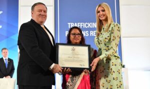Nepali activist Sunita Danuwar receives US govt’s anti-trafficking award