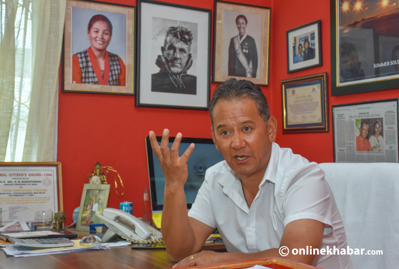 Tashi Tenzing Sherpa. Photo: Chandra Bahadur Ale