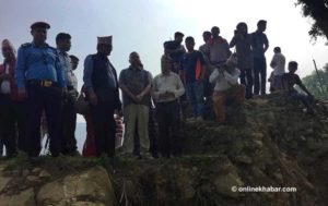 Alternative road under construction to skip Siddhababa landslides