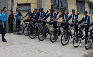 Kathmandu Police Range launches bicycle patrol targeting nooks and crannies