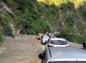 Landslides after incessant rainfall obstruct traffic on major highways