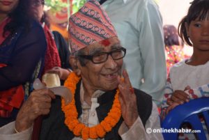 Rastrakavi Ghimire enters 101st year