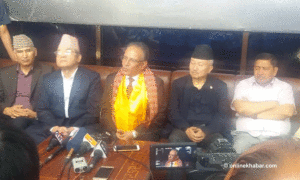 Dahal returns from Delhi, says India wants stability and prosperity in Nepal