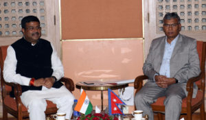 Indian Petroleum Minister discusses pipeline with Minister Yadav