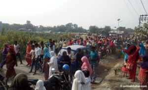 Sunsari murder: Locals continue protest