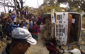 One killed in Ramechhap bus accident