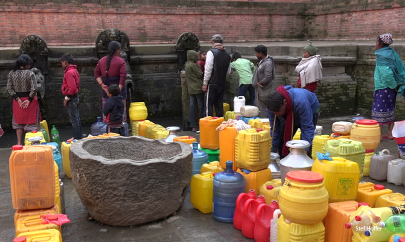 kathmandu drinking clean water