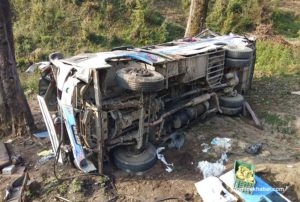 Five killed in a bus accident in Dadeldhura