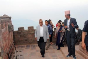 Speaker for promoting Gorkha Darbar as a tourist destination