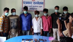 Janakpur police exchange fire with Indian burglars, nab eight