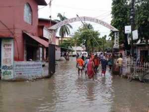 Janakpur submerged in water